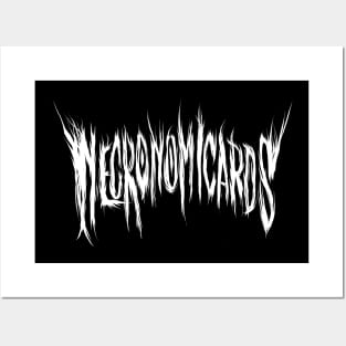 NecronomiCards - Metal logo Posters and Art